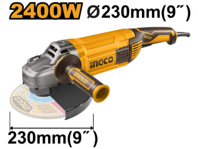 INGCO Sarokcsiszoló 230 mm 2400 W - Image 2