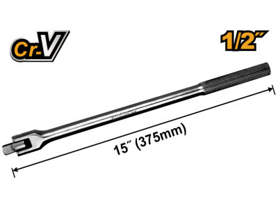 INGCO Csuklós hajtókar 1/2" 375 mm CrV - Image 2