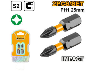 INGCO Impact bithegy PH1 x 25 mm (2 db) - Image 2