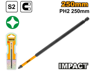 INGCO Impact bithegy PH2 x 250 mm - Image 2