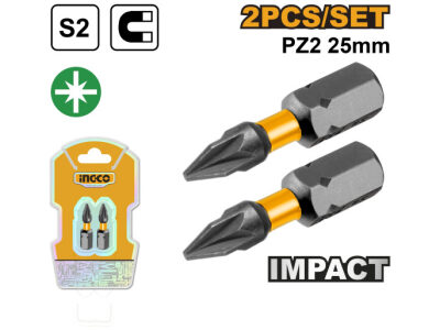 INGCO Impact bithegy PZ2 x 25 mm (2 db) - Image 2