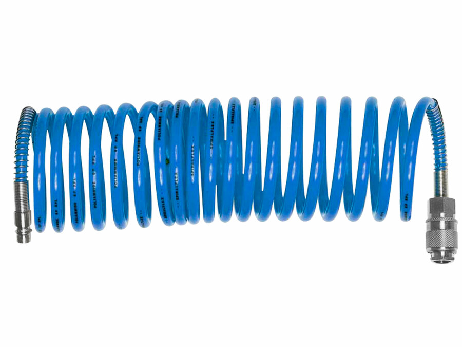 EXTOL Légtömlő SPIRÁL (6 mm /  5 m / 8 bar)