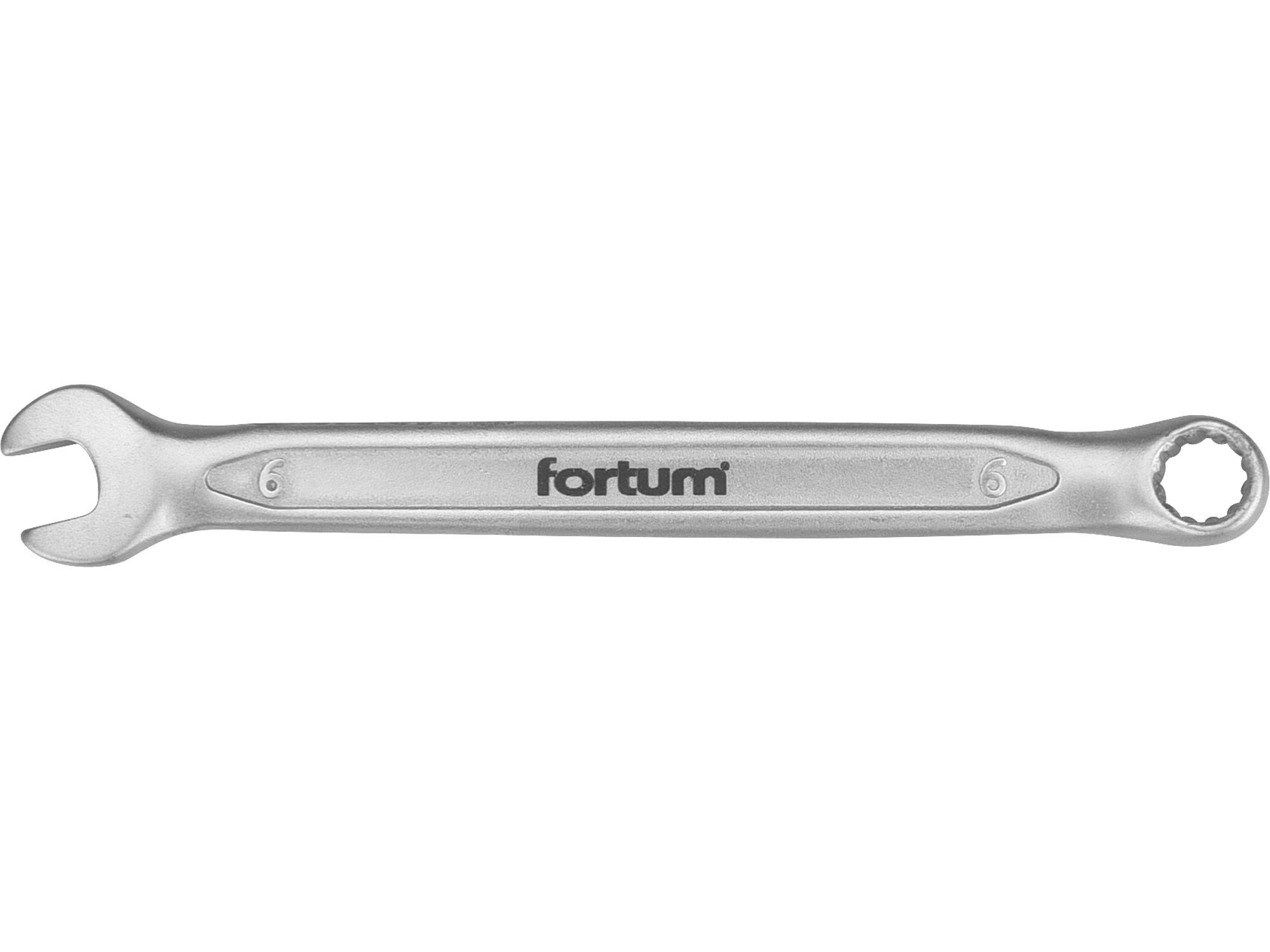 FORTUM Csillag-villáskulcs  6 mm (matt króm)