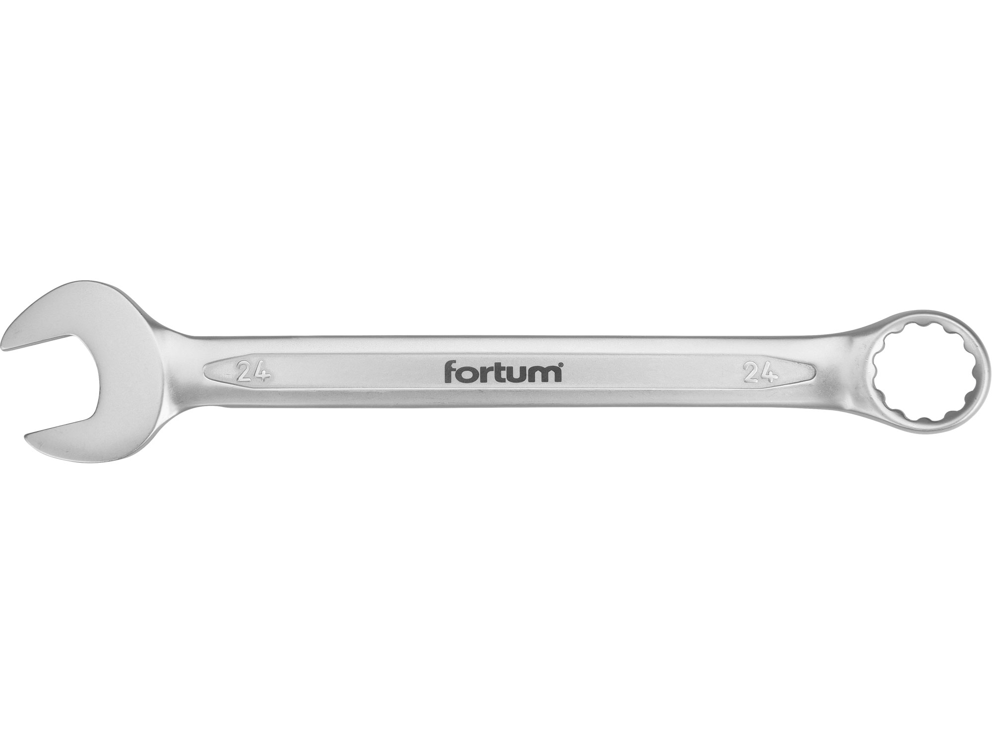FORTUM Csillag-villáskulcs 24 mm (matt króm)