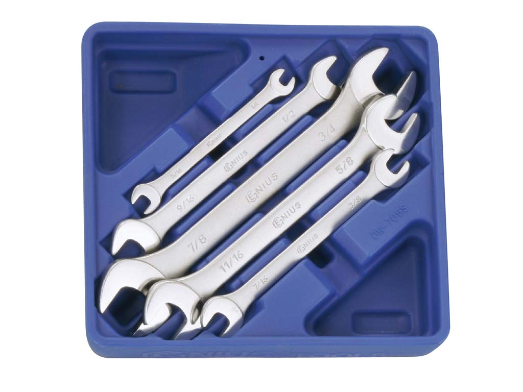GENIUS Villáskulcs készlet, 1/4"-7/8", 5 darabos