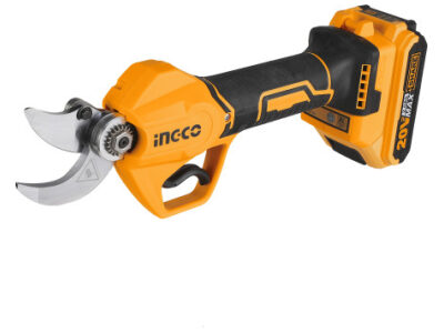 INGCO Akkus metszőolló 25 mm szénkefe nélküli 20 V (1 x 2,0 Ah akku + töltő) - Image 5