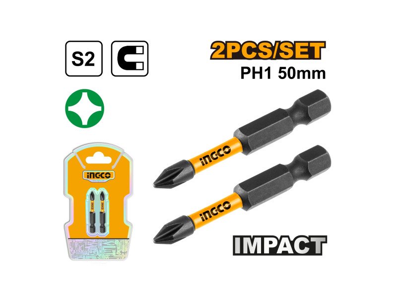 INGCO Impact bithegy PH1 x 50 mm (2 db)