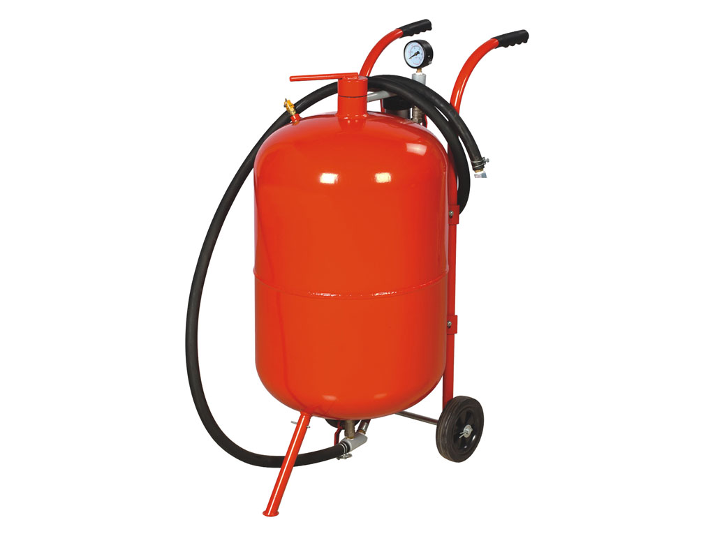 Kültéri homokfúvó, domború fedéllel, 75L