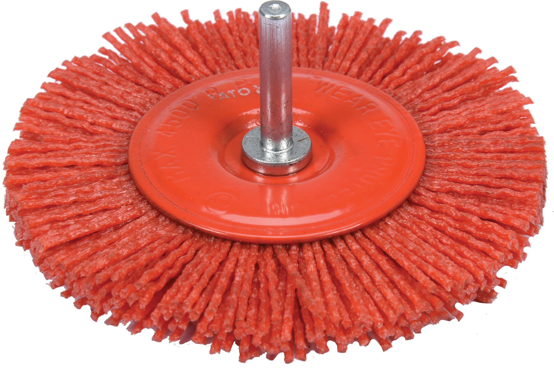 YATO Nylon szálas kefe (körkefe), fúróba fogható - 100 mm, csap 6 mm
